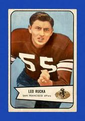 Leo Rucka Football Cards 1954 Bowman Prices