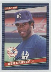 Ken Griffey #48 Baseball Cards 1986 Leaf Prices