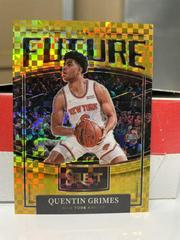 Quentin Grimes [Gold Prizm] Basketball Cards 2021 Panini Select Future Prices