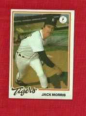 Jack Morris Baseball Cards 1978 Burger King Tigers Prices