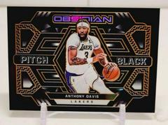 Anthony Davis [Orange] #18 Basketball Cards 2021 Panini Obsidian Pitch Black Prices