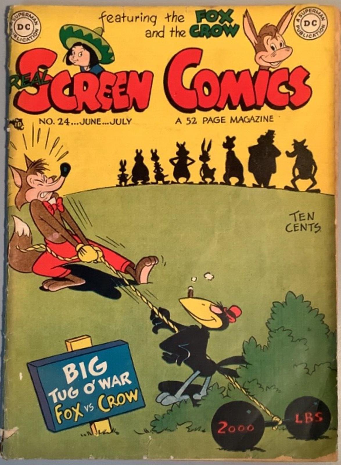 Real Screen Comics #24 (1949) Comic Books Real Screen Comics