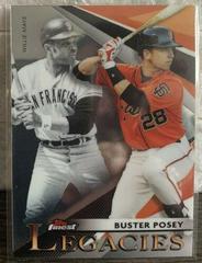 Buster Posey, Willie Mays #FL-BP Baseball Cards 2021 Topps Finest Legacies Prices