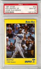Ken Griffey Jr. #42 Baseball Cards 1991 Star Home Run Series Prices