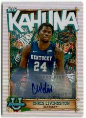 Chris Livingston [Autograph] #TBK-17 Basketball Cards 2022 Bowman Chrome University The Big Kahuna Prices