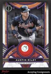 Austin Riley [Purple] Baseball Cards 2023 Topps Tribute Stamp of Approval Relics Prices