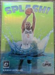 Kawhi Leonard [Lime Green] #8 Basketball Cards 2022 Panini Donruss Optic Splash Prices