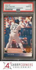 Tony Gwynn [Error Photo Is Tracy Sanders] Baseball Cards 1993 SP Prices