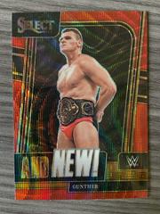 Gunther [Red Wave] Wrestling Cards 2023 Panini Select WWE And NEW Prices