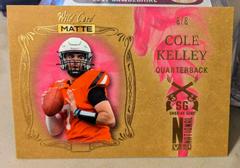 Cole Kelley [Purple Blue] #SG-2 Football Cards 2022 Wild Card Matte Smoking Guns Prices