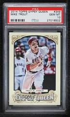 Mike Trout [Running] #349 Baseball Cards 2014 Topps Gypsy Queen Prices