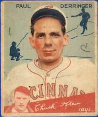 Paul Derringer #84 Baseball Cards 1934 Goudey Prices