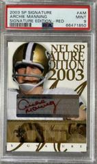 Archie Manning [Red] #AM Football Cards 2003 SP Signature Signature Edition Prices