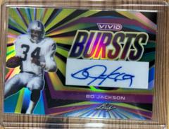 Bo Jackson #VB-BJ1 Football Cards 2023 Leaf Vivid Autographs Bursts Prices