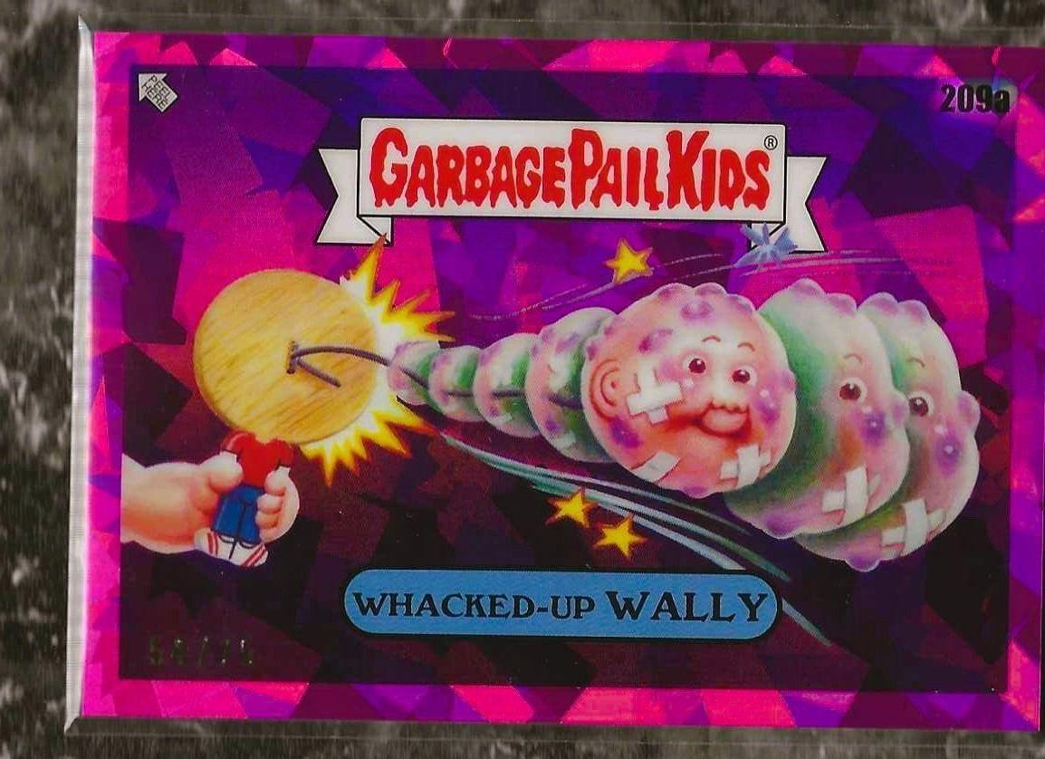 Whacked-Up WALLY [Fuchsia] #209a Garbage Pail Kids 2023 Sapphire