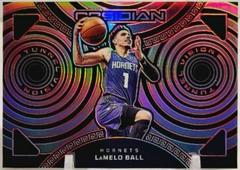LaMelo Ball [Red] #4 Basketball Cards 2022 Panini Obsidian Tunnel Vision Prices
