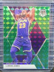 LeBron James [Green Swirl] #8 Basketball Cards 2019 Panini Mosaic Prices