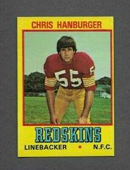 Chris Hanburger #9 Football Cards 1974 Wonder Bread Prices