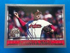 Charles Nagy #41 Baseball Cards 1998 Topps Opening Day Prices