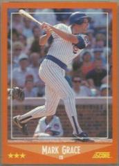 Mark Grace Baseball Cards 1988 Score Traded Prices