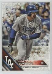 Adrian Gonzalez [Metallic Snowflake] Baseball Cards 2016 Topps Holiday Prices