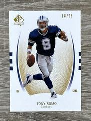 Tony Romo [Gold] #100 Football Cards 2007 SP Authentic Prices