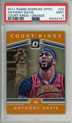 Anthony Davis [Orange] #22 Basketball Cards 2017 Panini Donruss Optic Court Kings Prices