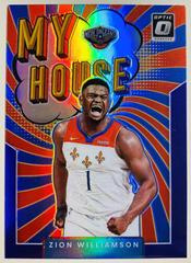 Zion Williamson [Purple] Basketball Cards 2021 Panini Donruss Optic My House Prices