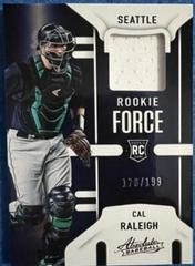 Cal Raleigh #RF-CR Baseball Cards 2022 Panini Absolute Rookie Force Prices
