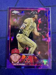 Seth Beer [Purple] #105 Baseball Cards 2023 Topps Chrome Sapphire Prices