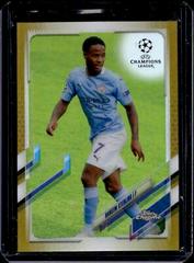 Raheem Sterling [Gold] #76 Soccer Cards 2020 Topps Chrome UEFA Champions League Prices