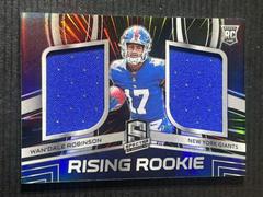 Wan'Dale Robinson [Hyper] #RRM-WDR Football Cards 2022 Panini Spectra Rising Rookie Materials Prices