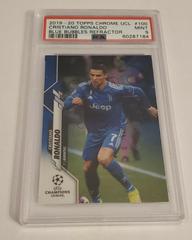 Cristiano Ronaldo [Blue Bubbles Refractor] #100 Soccer Cards 2019 Topps Chrome UEFA Champions League Prices