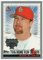 Mark McGwire [Magic Moments] #105 Baseball Cards 2000 Topps Opening Day Prices