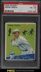Frank Frisch Baseball Cards 1934 Goudey Prices