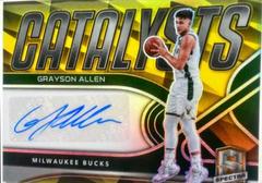 Grayson Allen [Gold] Basketball Cards 2021 Panini Spectra Catalysts Signatures Prices