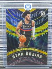 Cade Cunningham [Gold Wave] #15 Basketball Cards 2022 Panini Donruss Optic Star Gazing Prices