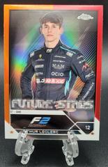 Arthur Leclerc [Orange Red Refractor] #85 Racing Cards 2023 Topps Chrome Formula 1 Prices
