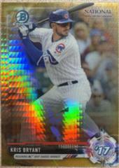 Kris Bryant [Gold Refractor] Baseball Cards 2017 Bowman Chrome National Convention Prices