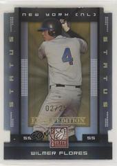 Wilmer Flores [Signature Status] #96 Baseball Cards 2008 Donruss Elite Extra Edition Prices