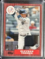 Gleyber Torres [Red] #87R-GT Baseball Cards 2022 Topps 1987 Relics Prices