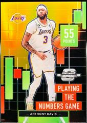 Anthony Davis [Gold] #8 Basketball Cards 2022 Panini Contenders Optic Playing the Numbers Game Prices
