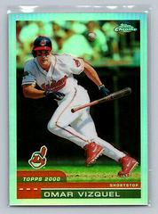 Omar Vizquel [Refractor] #363 Baseball Cards 2000 Topps Chrome Prices