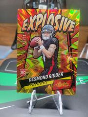 Desmond Ridder [Gold] Football Cards 2022 Panini Absolute Explosive Prices