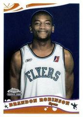 Brandon Robinson #241 Basketball Cards 2005 Topps Chrome Prices