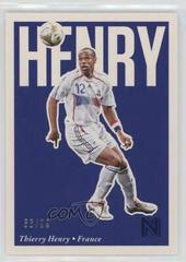 Thierry Henry [Blue] Soccer Cards 2017 Panini Nobility Prices