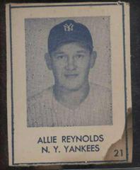Allie Reynolds [Hand Cut] Baseball Cards 1948 R346 Blue Tint Prices