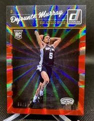 Dejounte Murray [Red Laser] Basketball Cards 2016 Panini Donruss Prices