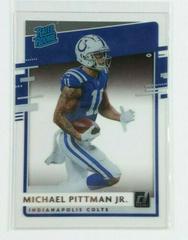 Michael Pittman Jr #RR-MP Football Cards 2020 Panini Chronicles Clearly Donruss Rated Rookies Prices