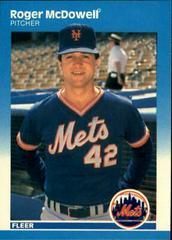 Roger McDowell #16 Baseball Cards 1987 Fleer Prices